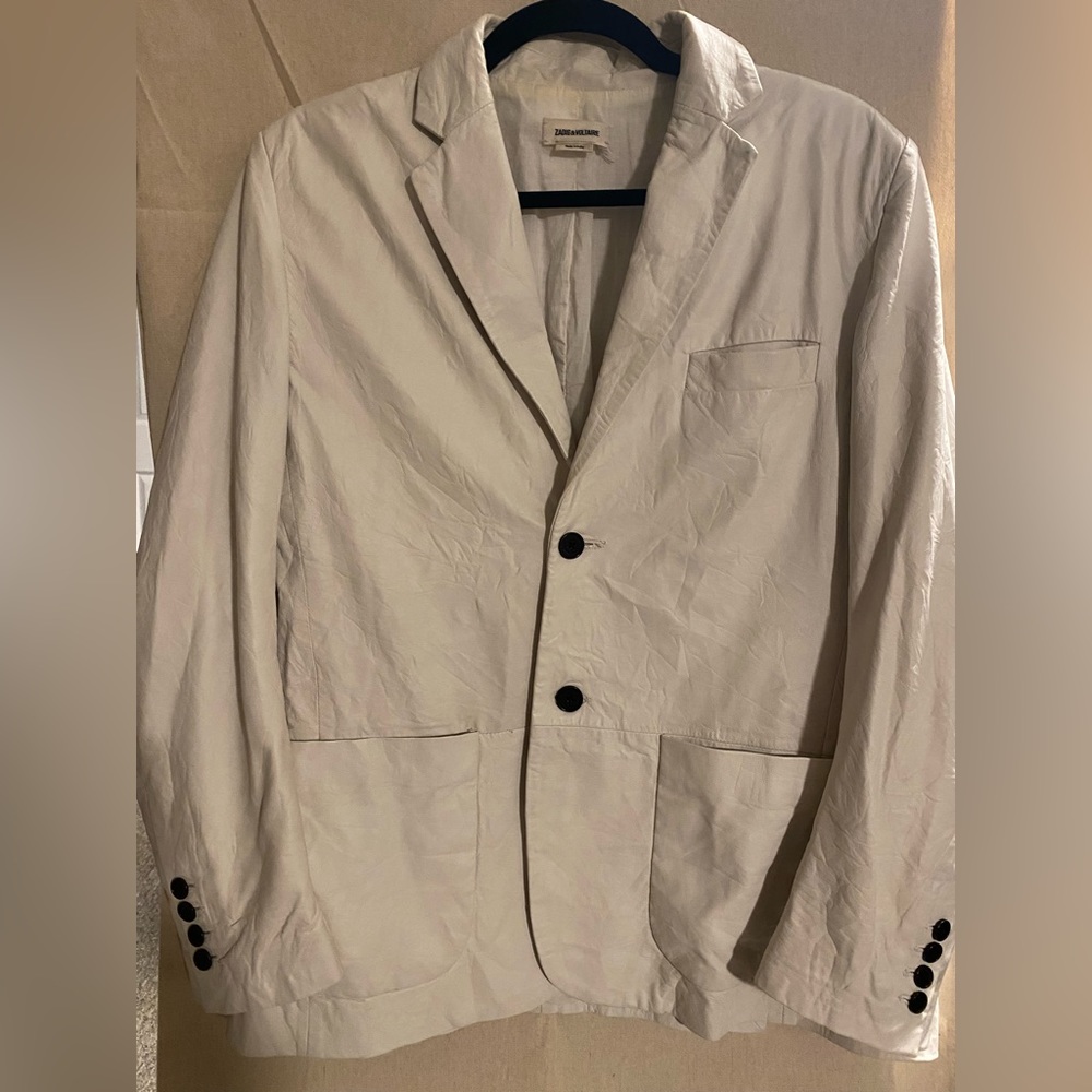 Zadig & Voltaire Lambskin Blazer